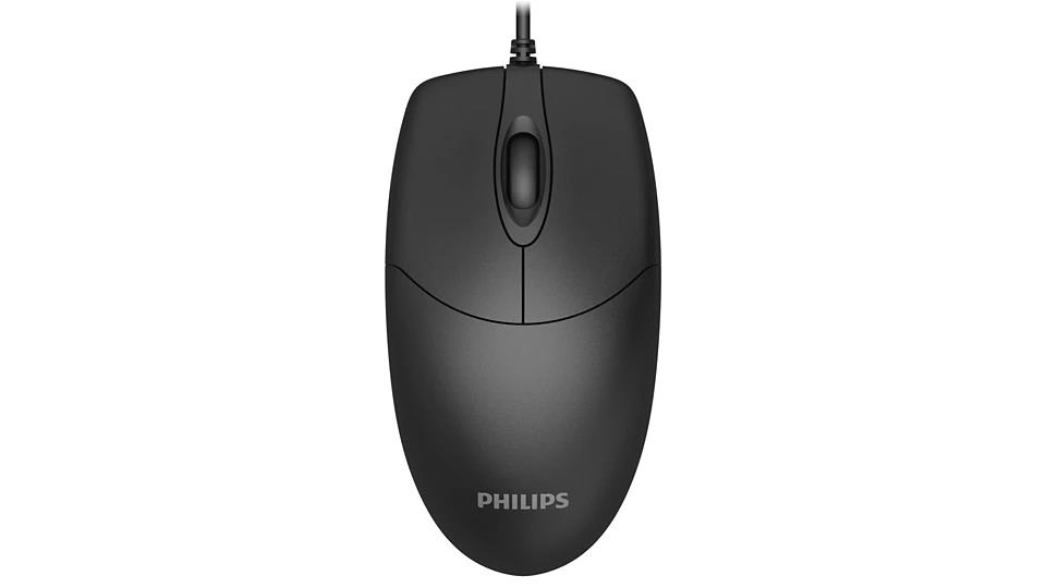 PHILIPS SPK7238 ΕΝΣΥΡΜΑΤΟ ΠΟΝΤΙΚΙ, 3 ΠΛΗΚΤΡΑ, ΜΑΥΡΟ