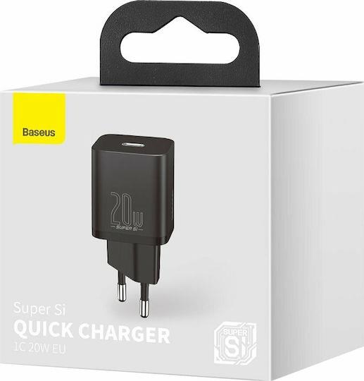 BASEUS SUPER SI ΦΟΡΤΙΣΤΗΣ ΓΡΗΓΟΡΗΣ ΦΟΡΤΙΣΗΣ, 20W, ΜΑΥΡΟΣ - Image 3