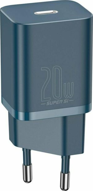 BASEUS SUPER SI ΦΟΡΤΙΣΤΗΣ ΓΡΗΓΟΡΗΣ ΦΟΡΤΙΣΗΣ, 20W, ΜΠΛΕ