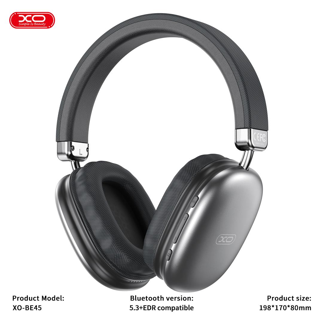 XO BE45 BEIGUO HEADWORN BLUETOOTH ΑΚΟΥΣΤΙΚΑ ΚΕΦΑΛΗΣ, ΜΑΥΡΑ - Image 2