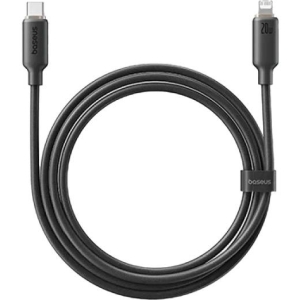 BASEUS FOAMED SILICONE, ΚΑΛΩΔΙΟ ΓΡΗΓΟΡΗΣ ΦΟΡΤΙΣΗΣ, TYPE-C ΣΕ LIGHTNING, 20W, 2M, ΜΑΥΡΟ