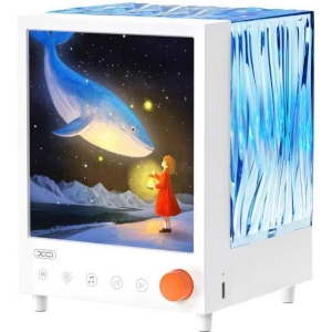 XO OZ14 AURORA, ΑΣΤΡΙΚΟΣ PROJECTOR, ΗΧΕΙΟ, 1200mAh, ΛΕΥΚΟ