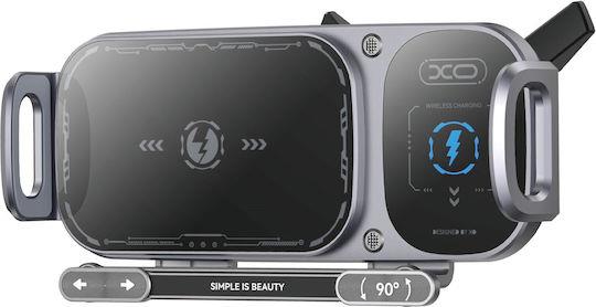 XO WX042 ΑΣΥΡΜΑΤΟΣ ΦΟΡΤΙΣΤΗΣ ΑΕΡΑΓΩΓΟΥ ΑΥΤΟΚΙΝΗΤΟΥ, 15W, ΜΑΥΡΟΣ