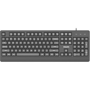 PHILIPS SPK6247 ΕΝΣΥΡΜΑΤΟ ΠΛΗΚΤΡΟΛΟΓΙΟ, ΜΑΥΡΟ, GR