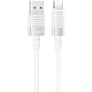 XO NB-Q282A ΚΑΛΩΔΙΟ ΣΙΛΙΚΟΝΗΣ TYPE-C 6A, ΛΕΥΚΟ