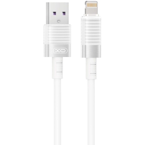 XO NB-Q282A ΚΑΛΩΔΙΟ ΣΙΛΙΚΟΝΗΣ LIGHTNING 6A, ΛΕΥΚΟ