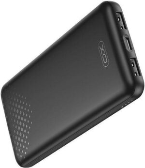 XO PB312, POWERBANK, 10000MAh, ΜΑΥΡΟ