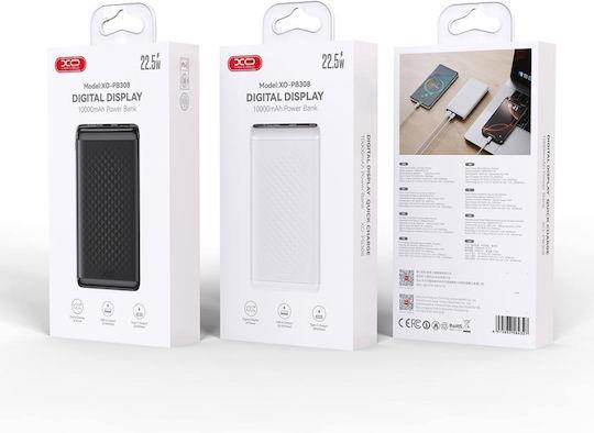 XO PB308, POWERBANK, 10000MAh, 2 ΘΥΡΕΣ, ΜΑΥΡΟ - Image 2