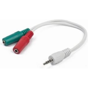 CABLEXPERT ΚΑΛΩΔΙΟ ΗΧΟΥ 3.5mm 4-PIN ΑΡΣΕΝΙΚΟ ΣΕ 3.5mm STEREO+MIC