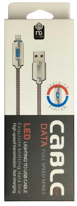 NG LIGHTNING ZINC ALOE ΚΑΛΩΔΙΟ ΦΟΡΤΙΣΗΣ+DATA, 1m