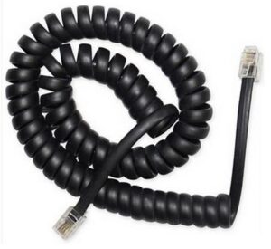 CABLEXPERT ΤΗΛΕΦΩΝΙΚΟ ΚΑΛΩΔΙΟ SPIRAL 2m, BLACK