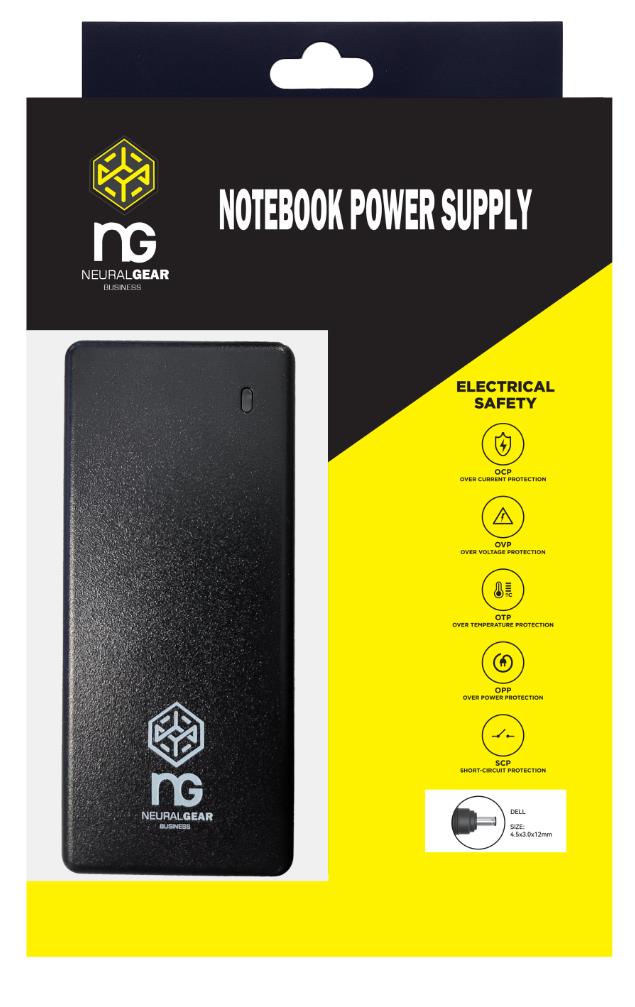 NG ΤΡΟΦΟΔΟΤΙΚΟ ΓΙΑ DELL 19.5V, 3.34A, TIP SIZE: 4.5x3.0x12mm WITH PIN ΜΕ ΚΑΛΩΔΙΟ ΤΡΟΦΟΔΟΣΙΑΣ
