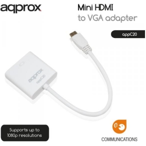 APPROX ΑΝΤΑΠΤΟΡΑΣ MINI HDMI to VGA
