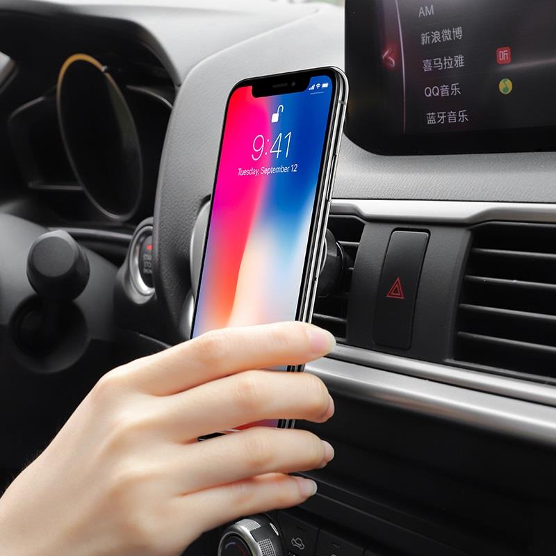 HOCO CA47 ΜΑΓΝΗΤΙΚΗ ΒΑΣΗ ΣΤΗΡΙΞΗΣ SMARTPHONE, ΑΥΤΟΚΙΝΗΤΟΥ, ΜΑΥΡΟ - Image 2