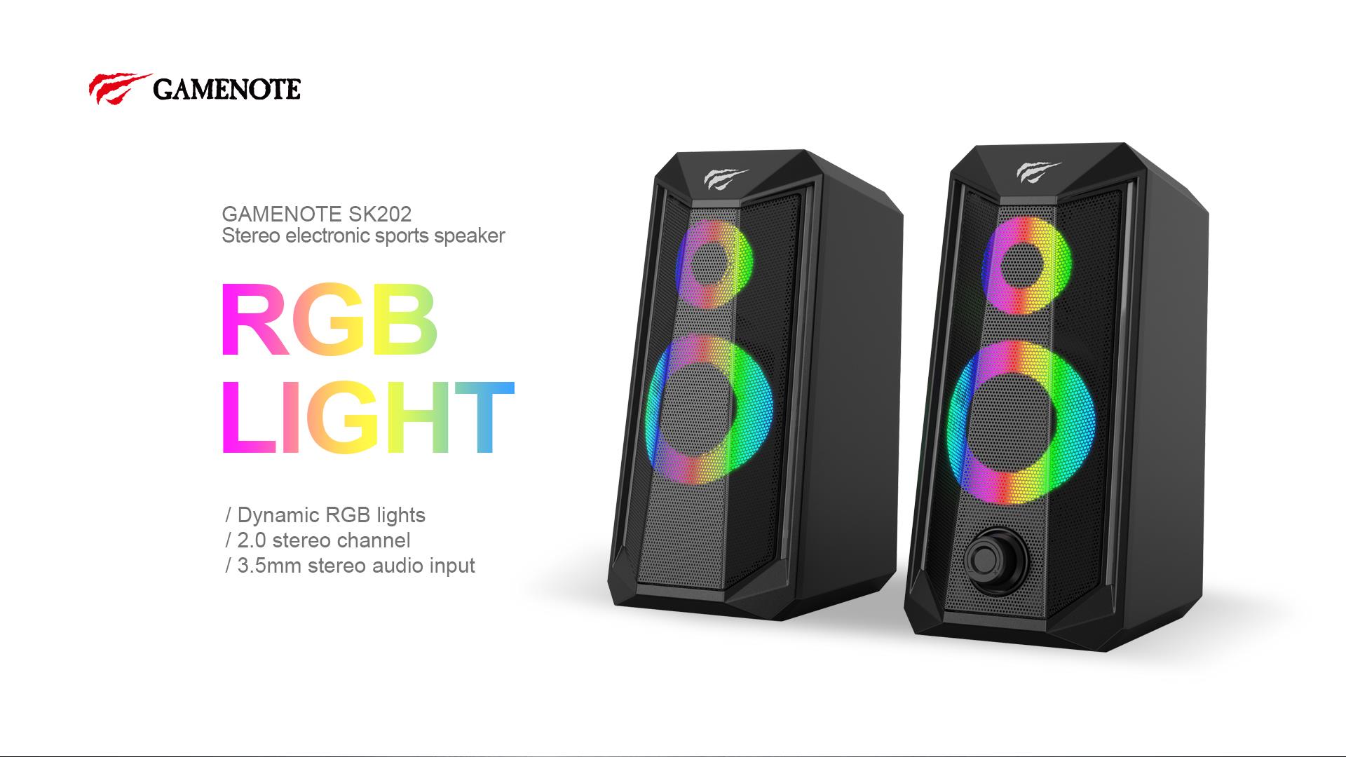 HAVIT SK202 ΗΧΕΙΑ 2.0, USB 2.0, ΜΕ LED, ΜΑΥΡΟ - Image 3
