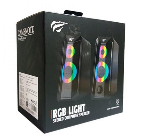 HAVIT SK202 ΗΧΕΙΑ 2.0, USB 2.0, ΜΕ LED, ΜΑΥΡΟ - Image 4