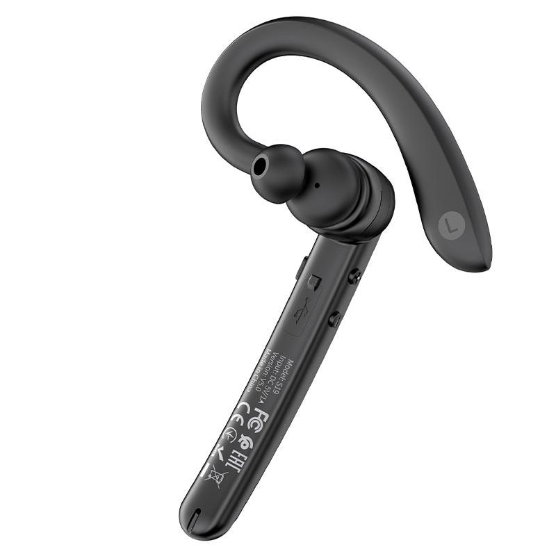 HOCO S19 HEARTFUL BLUETOOTH EARPHONES, ENC, ΜΑΥΡΟ - Image 4