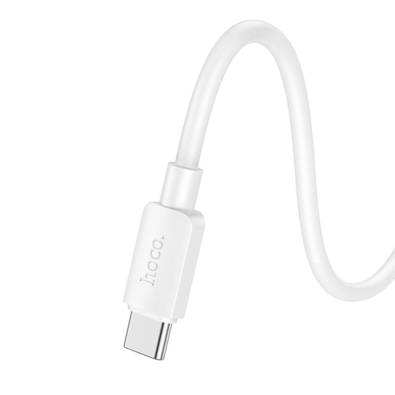 HOCO X96 ΚΑΛΩΔΙΟ ΦΟΡΤΙΣΗΣ ΚΑΙ ΔΕΔΟΜΕΝΩΝ HYPER TYPE-C, 27W, 0.25m, ΛΕΥΚΟ - Image 2