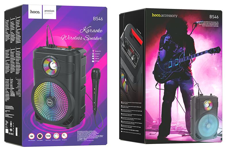 HOCO BS46 MATURE ΗΧΕΙΟ BLUETOOTH, 10W, ΜΑΥΡΟ - Image 2
