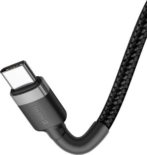 BASEUS CAFULE ΚΑΛΩΔΙΟ ΦΟΡΤΙΣΗΣ, PD 2.0 TYPE-C, 3A, 60W, 1M, ΓΚΡΙ, ΜΑΥΡΟ - Image 2