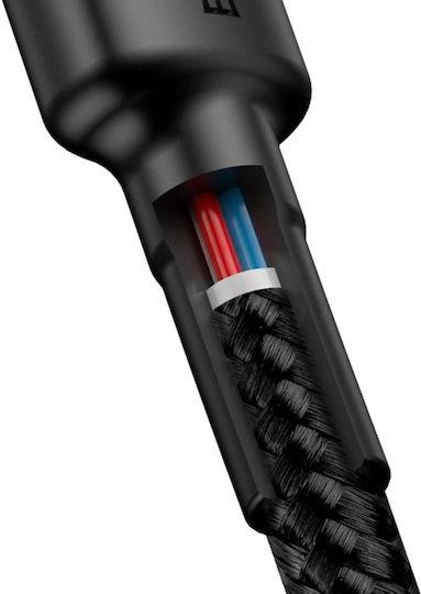 BASEUS CAFULE, ΚΑΛΩΔΙΟ ΦΟΡΤΙΣΗΣ, TYPE-C ΣΕ TYPE-C, 2m, 60W, ΓΚΡΙ, ΜΑΥΡΟ - Image 3