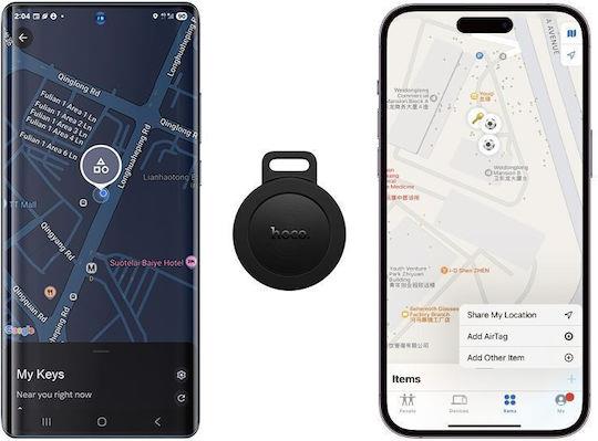 HOCO E101, ANTI-LOST, ANDROID + IOS, ΜΑΥΡΟ - Image 3