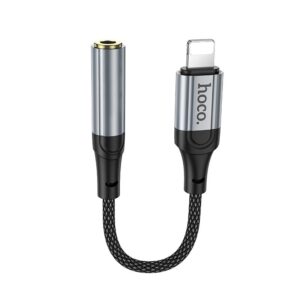 HOCO LS36A FRESH, ΑΝΤΑΠΤΟΡΑΣ LIGHTNING ΣΕ  3.55m, ΜΑΥΡΟ