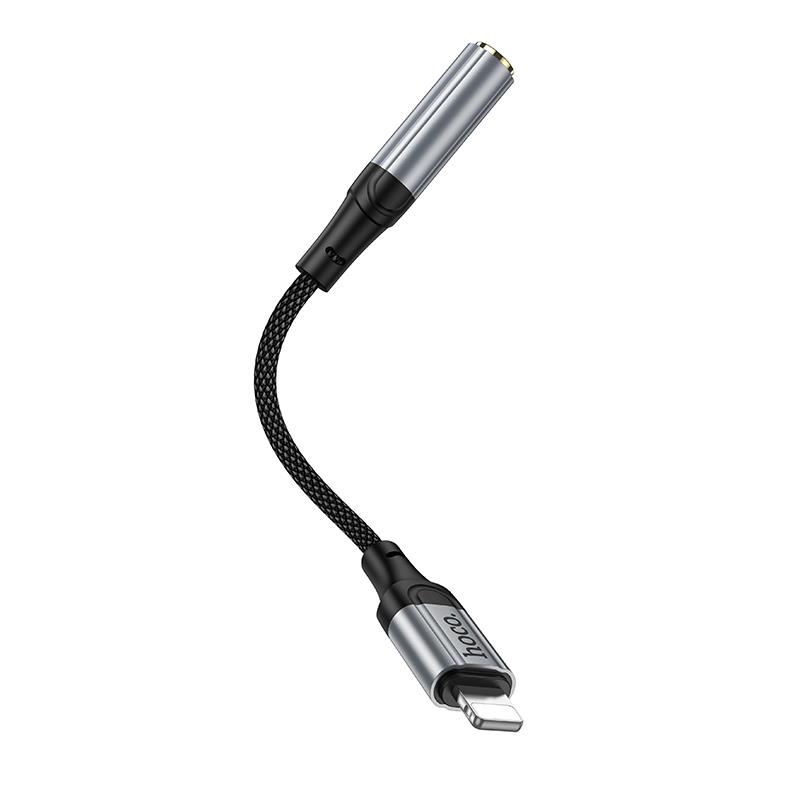 HOCO LS36A FRESH, ΑΝΤΑΠΤΟΡΑΣ LIGHTNING ΣΕ 3.55m, ΜΑΥΡΟ - Image 2