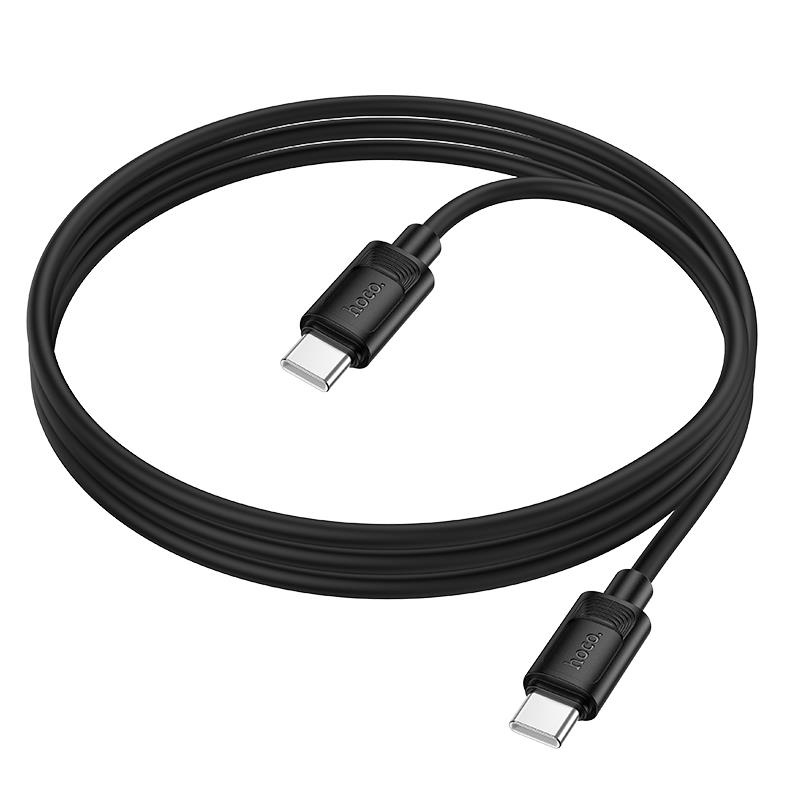 HOCO X122 BENEFIT, ΚΑΛΩΔΙΟ ΦΟΡΤΙΣΗΣ TYPE-C ΣΕ TYPE-C, 60W, ΜΑΥΡΟ - Image 2