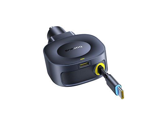 BASEUS PRIME TRIP VR2, ΦΟΡΤΙΣΤΗΣ ΑΥΤΟΚΙΝΗΤΟΥ, ΠΤΥΣΣΟΜΕΝΟ ΚΑΛΩΔΙΟ, 30W, ΜΑΥΡΟ - Image 3