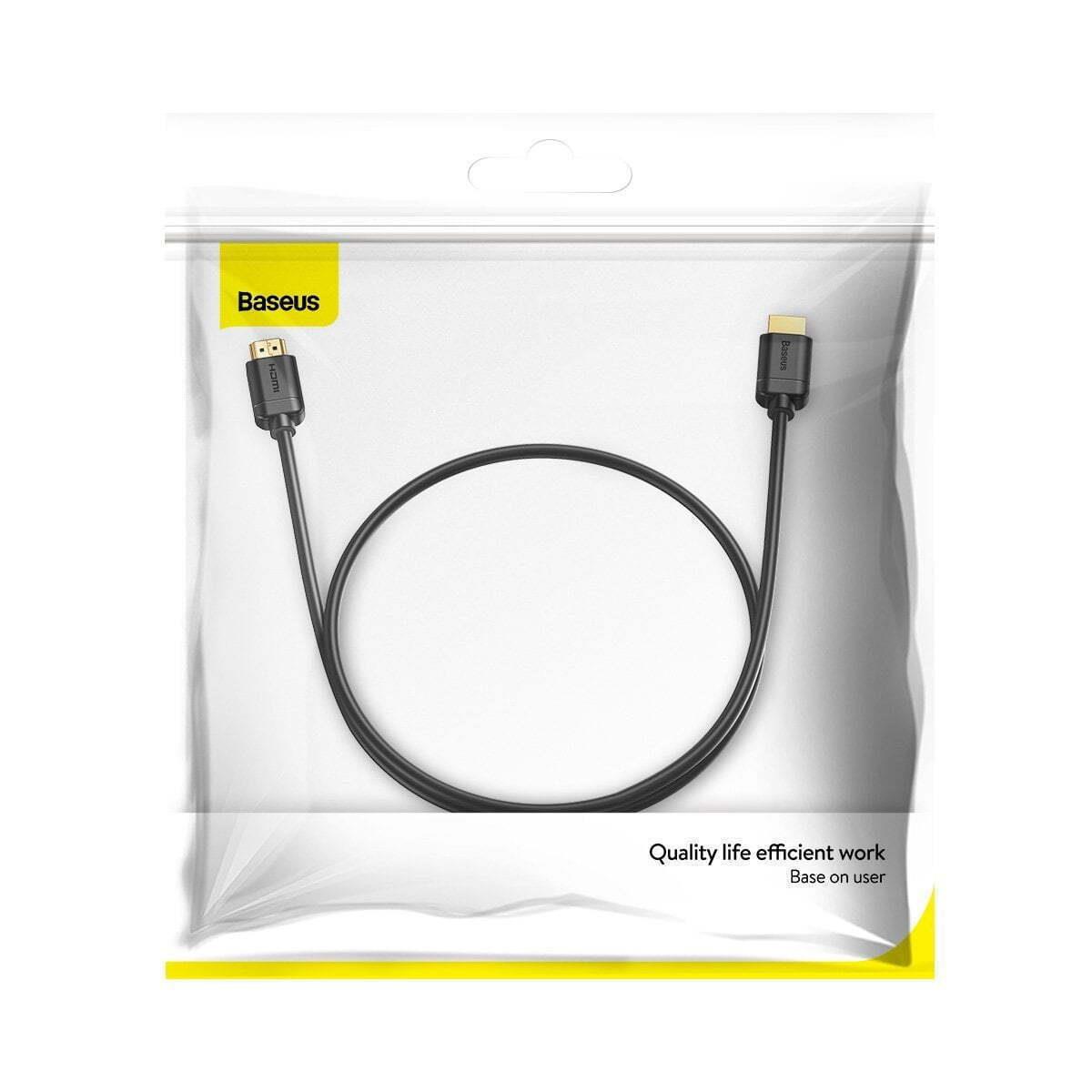 BASEUS HIGH DEFINITION SERIES, ΚΑΛΩΔΙΟ HDMI, 3m, ΜΑΥΡΟ - Image 4