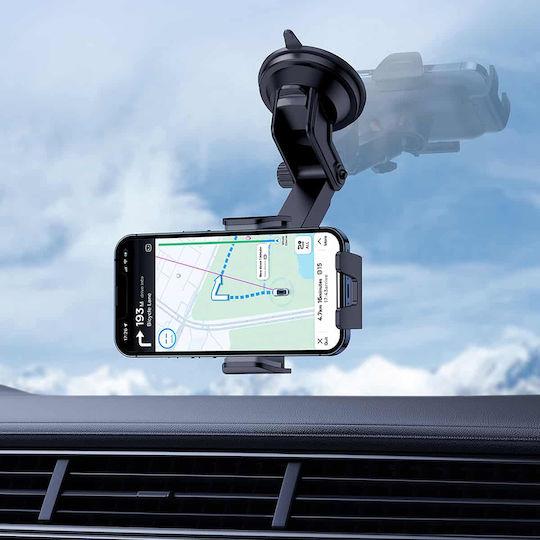 BASEUS ULTRACONTROL GO SERIES, ΒΑΣΗ ΣΤΗΡΙΞΗΣ ΚΙΝΗΤΟΥ, ΜΕ ΒΕΝΤΟΥΖΑ, ΜΑΥΡΟ - Image 3