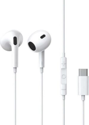 BASEUS ENCOK CZ17, ΕΝΣΥΡΜΑΤΑ ΑΚΟΥΣΤΙΚΑ, SEMI IN EAR, ΛΕΥΚΑ