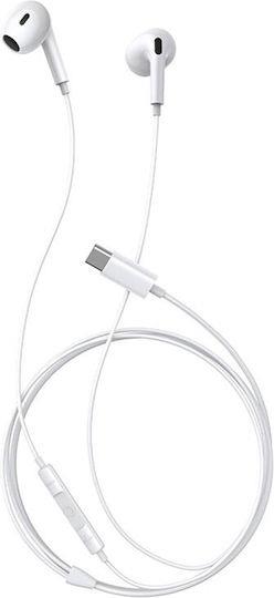 BASEUS ENCOK CZ17, ΕΝΣΥΡΜΑΤΑ ΑΚΟΥΣΤΙΚΑ, SEMI IN EAR, ΛΕΥΚΑ - Image 2