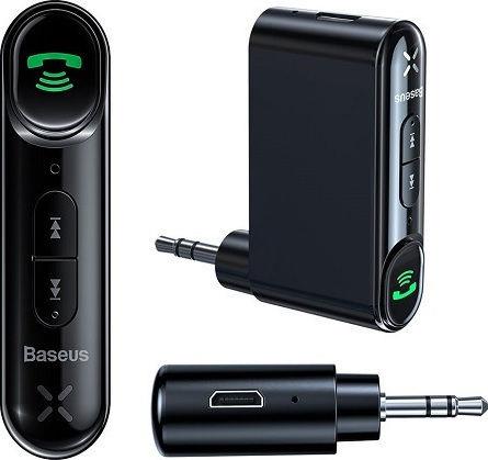 BASEUS BSBA-02, ΑΣΥΡΜΑΤΟΣ ΔΕΚΤΗΣ ΗΧΟΥ, AUX, ΜΑΥΡΟ - Image 3