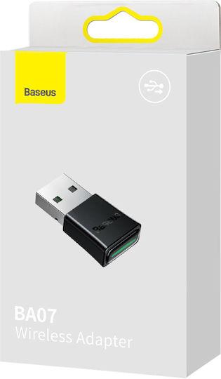 BASEUS BA07, BLUETOOTH ΑΝΤΑΠΤΟΡΑΣ, ΜΑΥΡΟΣ - Image 4