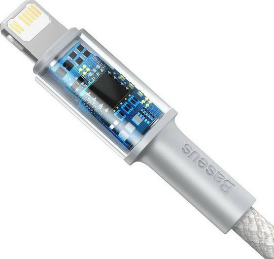 BASEUS HIGH DENSITY, ΚΑΛΩΔΙΟ ΓΡΗΓΟΡΗΣ ΦΟΡΤΙΣΗΣ, TYPE-C ΣΕ LIGHTNING, 20W, 2m, ΛΕΥΚΟ - Image 4