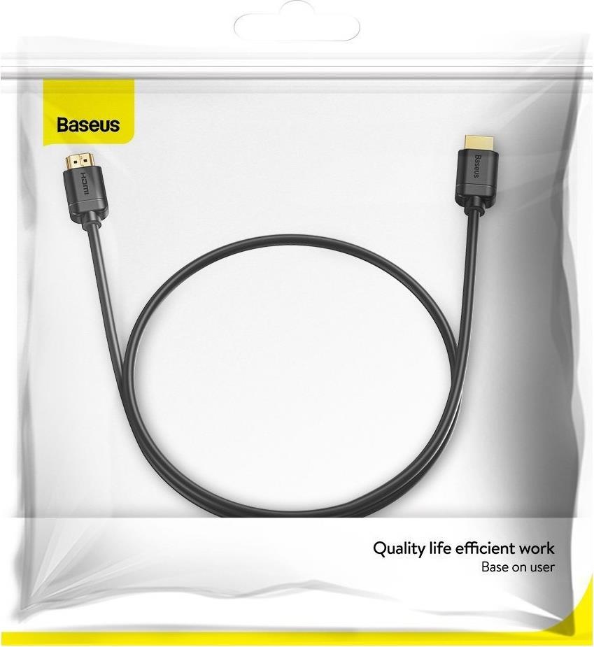 BASEUS HIGH DEFINITION SERIES, ΚΑΛΩΔΙΟ HDMI, 2m, ΜΑΥΡΟ - Image 4