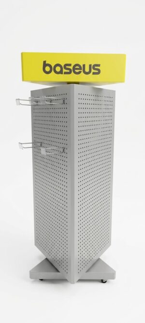BASEUS STAND ΔΑΠΕΔΟΥ 3ων ΠΛΕΥΡΩΝ ΜΕ 54 ΓΑΤΖΑΚΙΑ, ΠΕΡΙΣΤΡΕΦΟΜΕΝΟ 1500 x 600 x 525mm