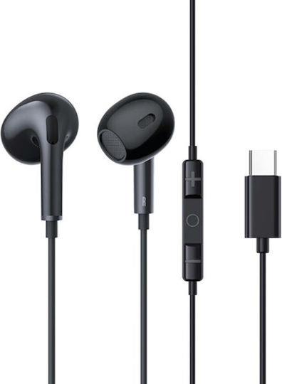 BASEUS ENCOK CZ17, ΕΝΣΥΡΜΑΤΑ ΑΚΟΥΣΤΙΚΑ, SEMI IN EAR, ΜΑΥΡΑ