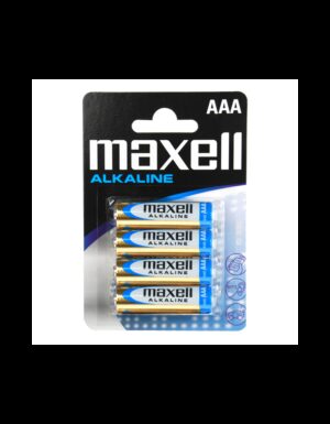 MAXELL ΑΛΚΑΛΙΚΗ ΜΠΑΤΑΡΙΑ LR03/AAA BLISTER ΣΥΣΚΕΥΑΣΙΑ 4 ΤΕΜΑΧΙΩΝ