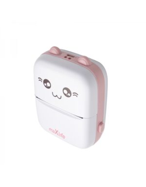 Maxlife Bluetooth thermal printer MXTP-100 pink