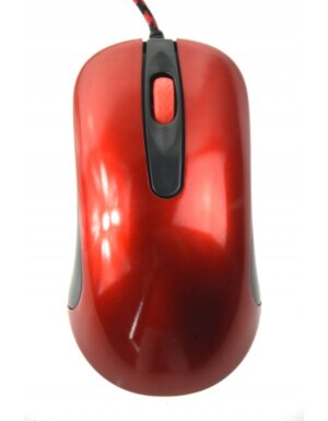 MOUSE OMEGA OM-520 FULL SIZE 1000DPI RED