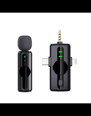 PLATINET WIRELESS LAVALIER MICROPHONE 3 IN 1 SINGLE