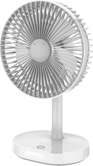 Platinet Ανεμιστηράκι USB Επαναφορτιζόμενο 3000mAh Λευκό PRDF0326