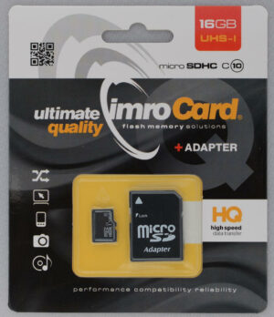 IMRO microSDHC 16GB U1 UHS-I με αντάπτορα