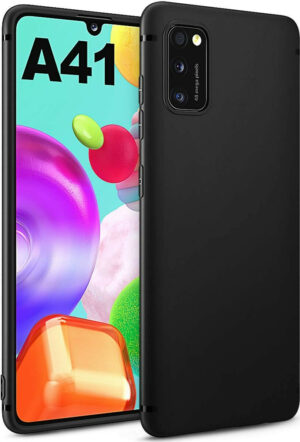 Back Cover Σιλικόνης 1.2mm Μαύρο (Galaxy A41) 10027122