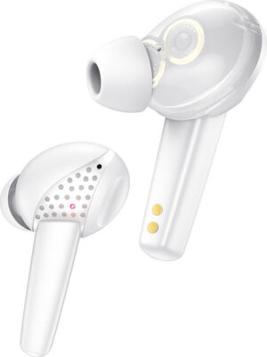 Hoco ES55 Songful In-ear Bluetooth Handsfree Ακουστικά με Θήκη Φόρτισης Λευκά