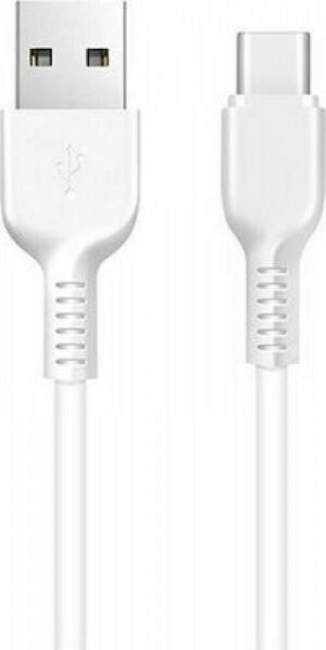 Hoco X20 Flash USB 2.0 Cable USB-C male - USB-A 18W Λευκό 3m HOC-X20c-W3