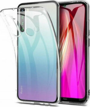 Hurtel Back Cover Σιλικόνης 0.5mm Διάφανο (Redmi Note 8)